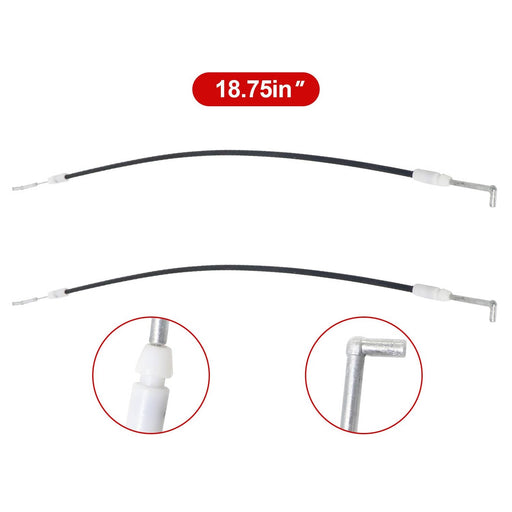 DURAFORCE Car 2x FRONT INNER DOOR HANDLE LOCK CABLE WIRE fit for Rio Hyundai Accent 06-11