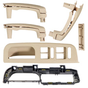 DURAFORCE 1 Set Window Switch Panel Bezel Door Handle Trim Beige for VW 1J0867171A Beige