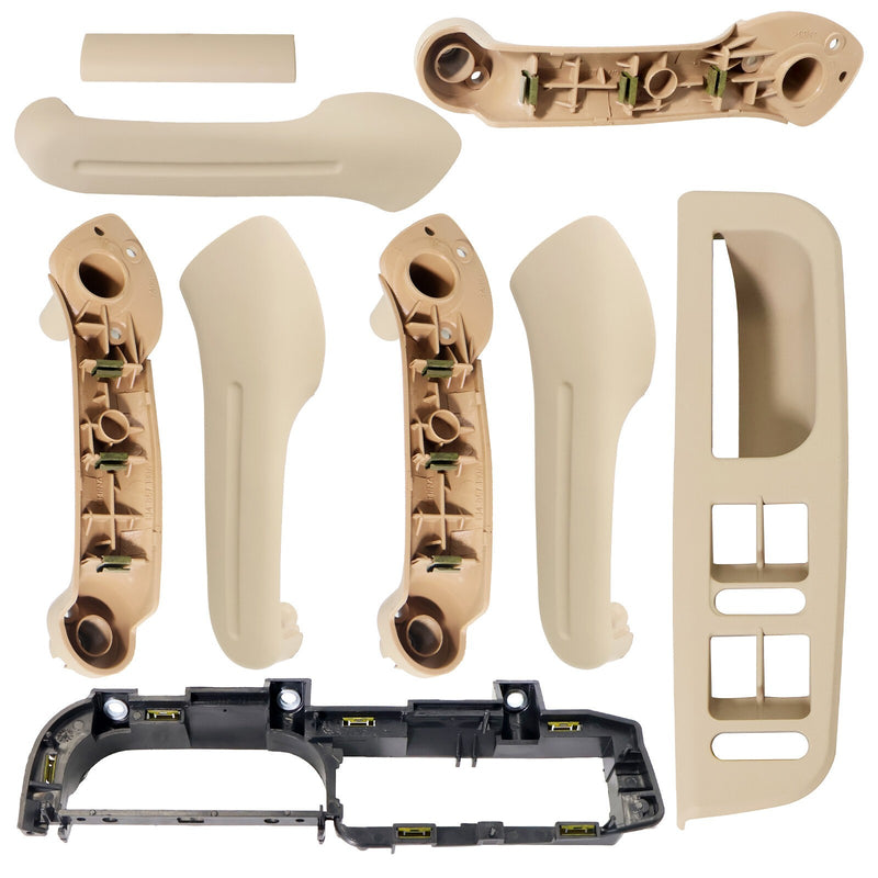 DURAFORCE 1 Set Window Switch Panel Bezel Door Handle Trim Beige for VW 1J0867171A Beige
