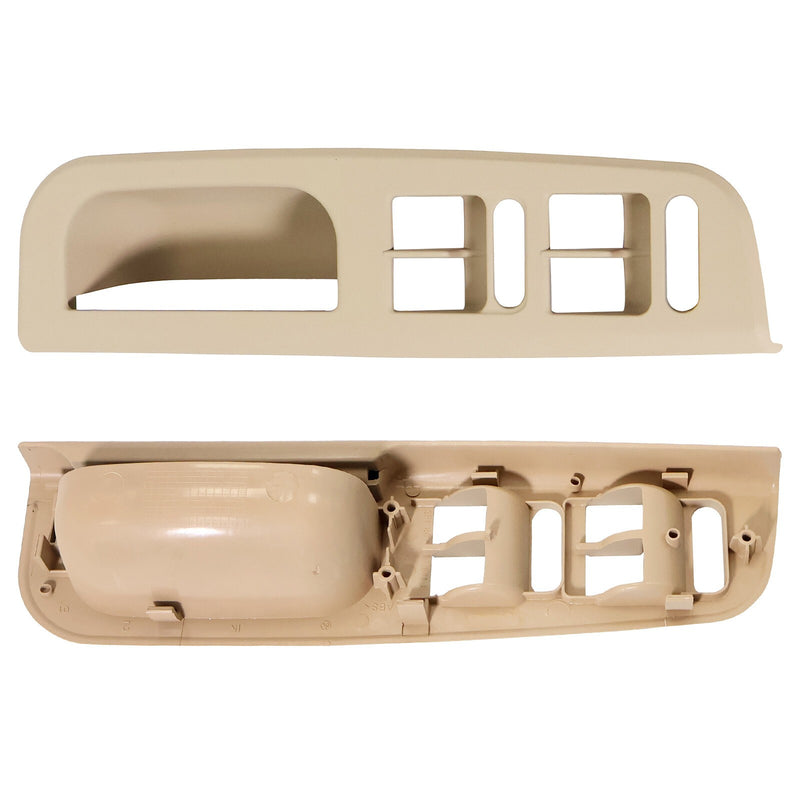 DURAFORCE 1 Set Window Switch Panel Bezel Door Handle Trim Beige for VW 1J0867171A Beige