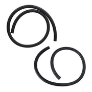 DURAFORCE 2PCS 5FT 3/4" & 5/8" Heater Hose Coolant Radiator 100PSI SAE 20R3 Black