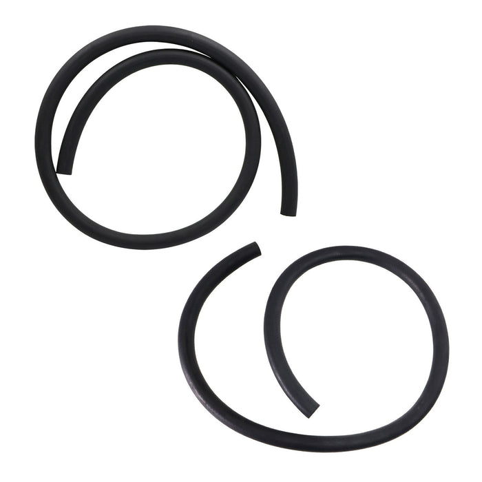 DURAFORCE 2PCS 5FT 3/4" & 5/8" Heater Hose Coolant Radiator 100PSI SAE 20R3 Black