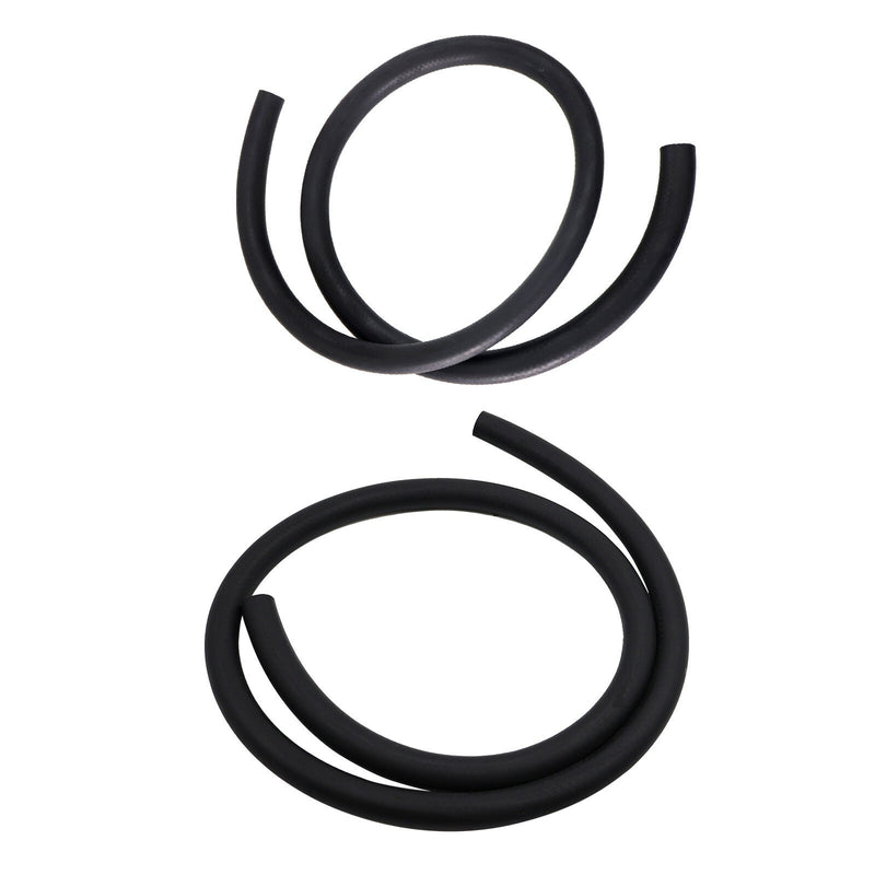 DURAFORCE 2PCS 5FT 3/4" & 5/8" Heater Hose Coolant Radiator 100PSI SAE 20R3 Black
