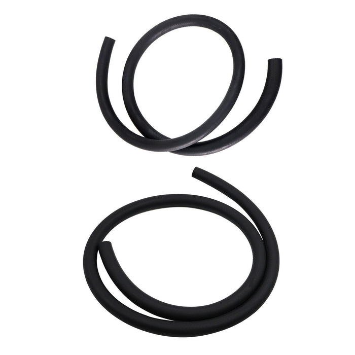 DURAFORCE 2PCS 5FT 3/4" & 5/8" Heater Hose Coolant Radiator 100PSI SAE 20R3 Black