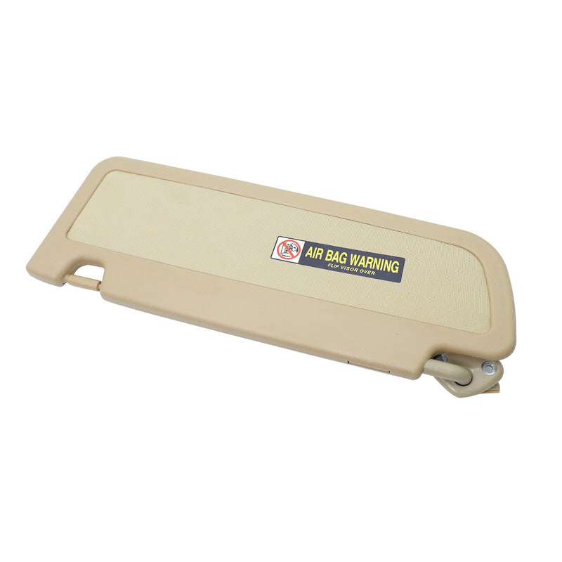 DURAFORCE Beige Sun Visor W/Hook Clips Pair For 2006-2011 Honda Civic Left & Right