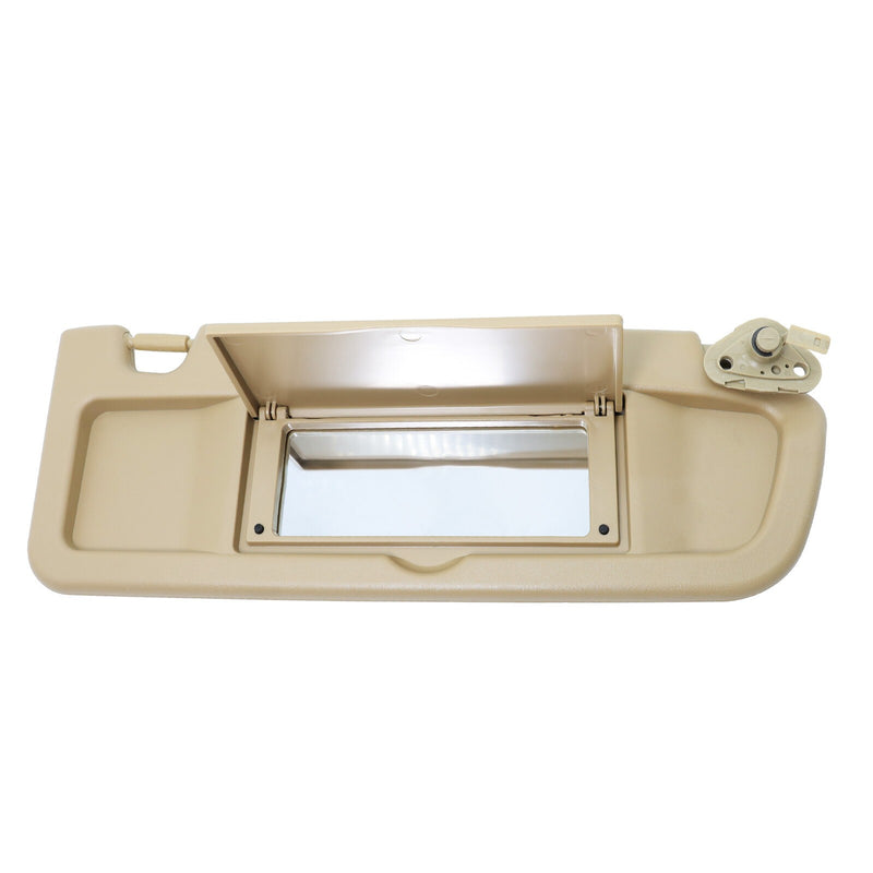 DURAFORCE Beige Sun Visor W/Hook Clips Pair For 2006-2011 Honda Civic Left & Right