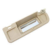DURAFORCE Beige Sun Visor W/Hook Clips Pair For 2006-2011 Honda Civic Left & Right