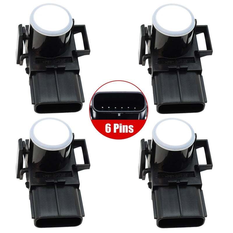 DURAFORCE For Toyota Lexus PDC Bumper Parking Ultrasonic Sensor Pearl White 89341-33140*4