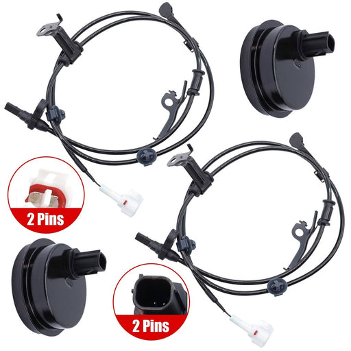 DURAFORCE Set of 4 ABS Speed Sensor Front- Rear Left & Right Fits: xD 2008 Yaris 2006-2011