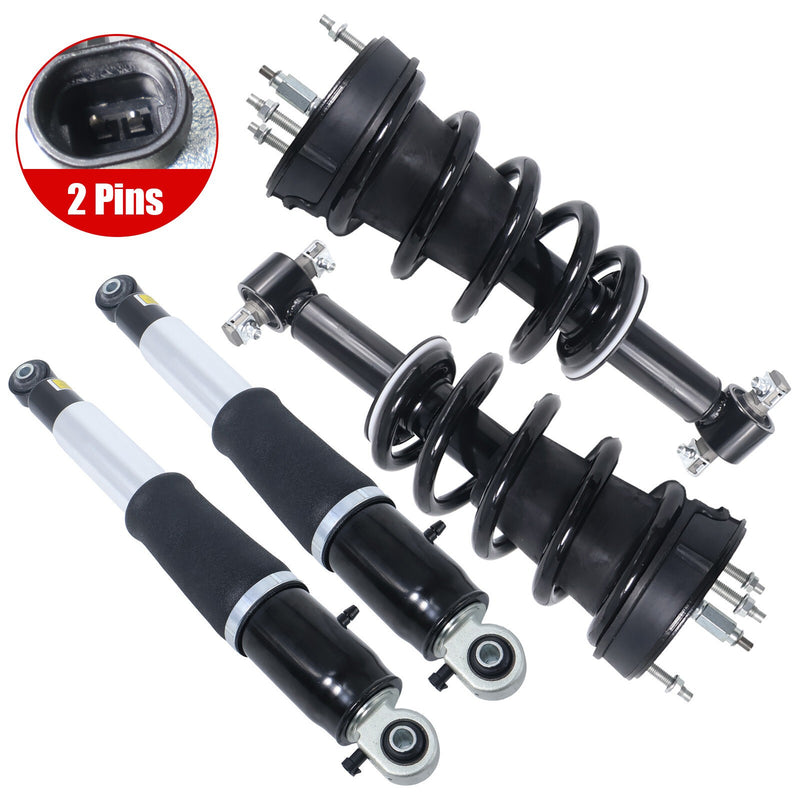 DURAFORCE For Electric Cadillac Escalade Yukon 580431 5801091 4PCS Front Rear Shock Struts