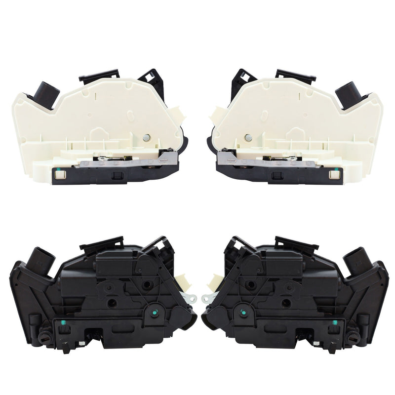 DURAFORCE 4Pcs Door Lock Actuator 7+6 Pins Front & Rear For Audi A1 Seat Ibiza Volkswagen