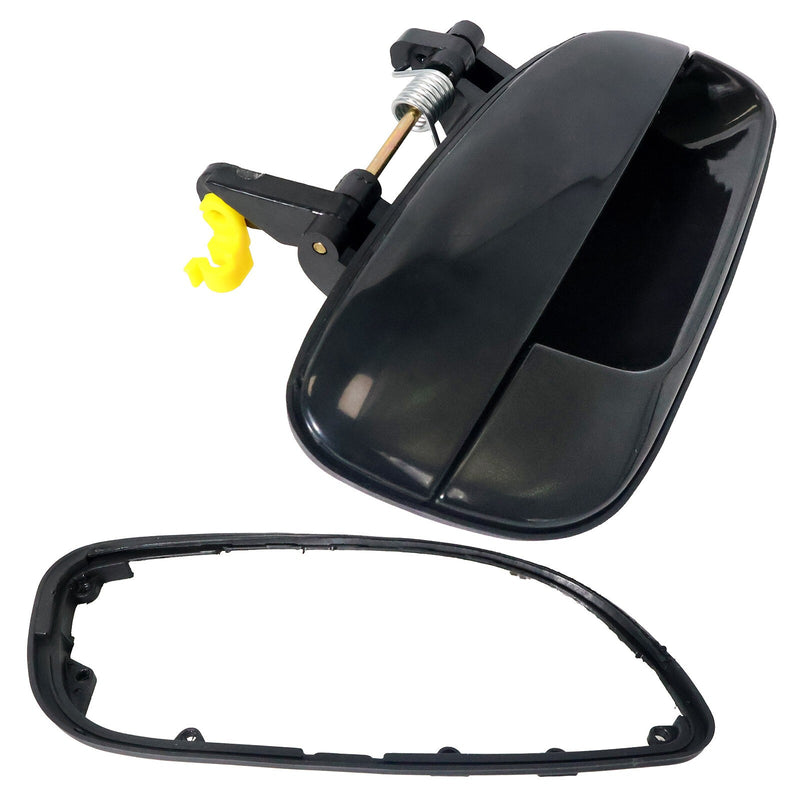 DURAFORCE Exterior Door Handle For 2001-2006 Hyundai Elantra Rear RH Smooth Black