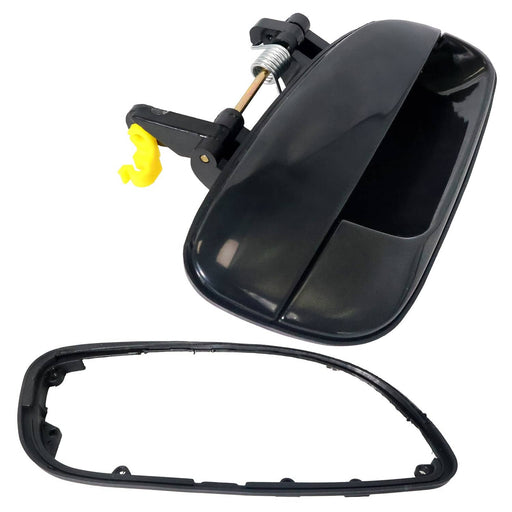 DURAFORCE Exterior Door Handle For 2001-2006 Hyundai Elantra Rear RH Smooth Black