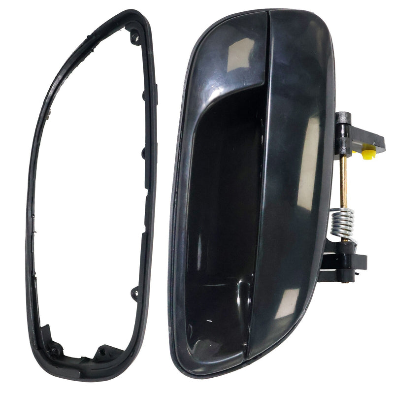 DURAFORCE Exterior Door Handle For 2001-2006 Hyundai Elantra Rear RH Smooth Black
