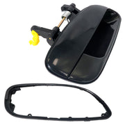 DURAFORCE Exterior Door Handle For 2001-2006 Hyundai Elantra Rear RH Smooth Black