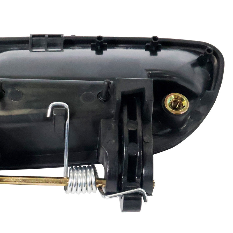 DURAFORCE Exterior Door Handle For 2001-2006 Hyundai Elantra Rear RH Smooth Black