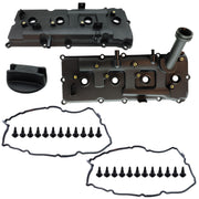 DURAFORCE New 2x LH & RH Valve Cover w/Gasket & Cap For 04-16 Nissan Armada Infiniti QX56
