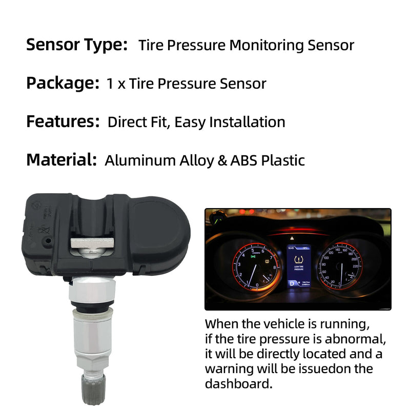 DURAFORCE For Mercedes-Benz CL63 CLK500 E550 4X Tire Pressure Senso TPMS A0009057200