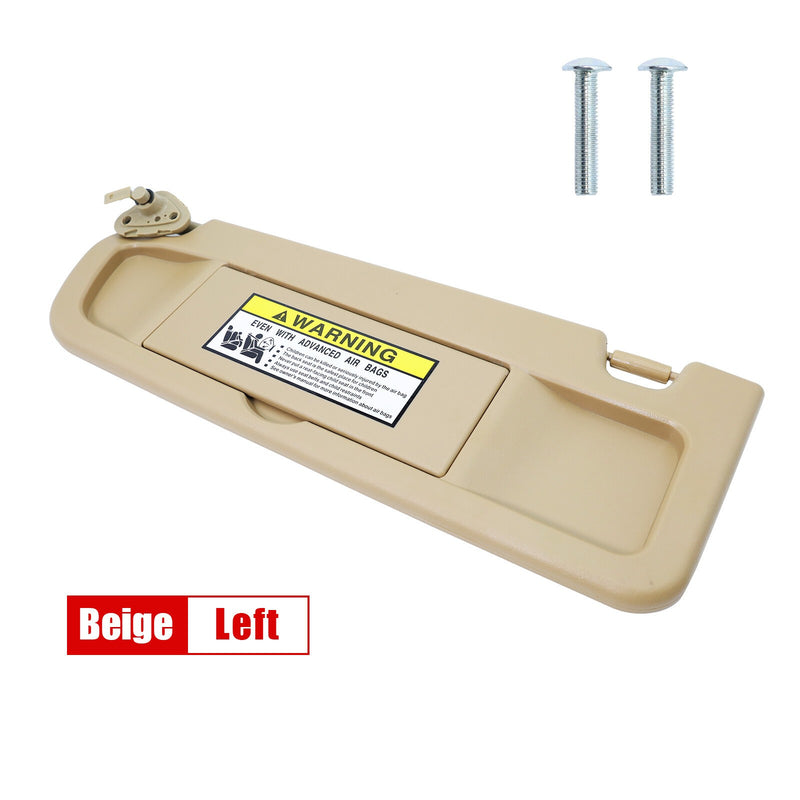 DURAFORCE Sun Visor Driver LH Side Beige 83280-SNA-A01ZE For 2006-2011 Honda Civic Sedan