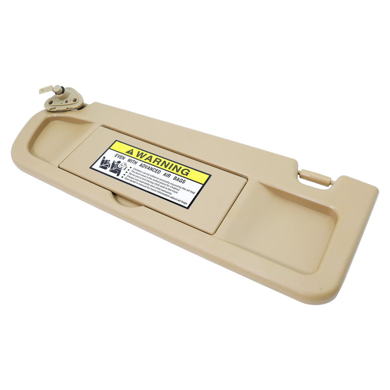 DURAFORCE Sun Visor Driver LH Side Beige 83280-SNA-A01ZE For 2006-2011 Honda Civic Sedan