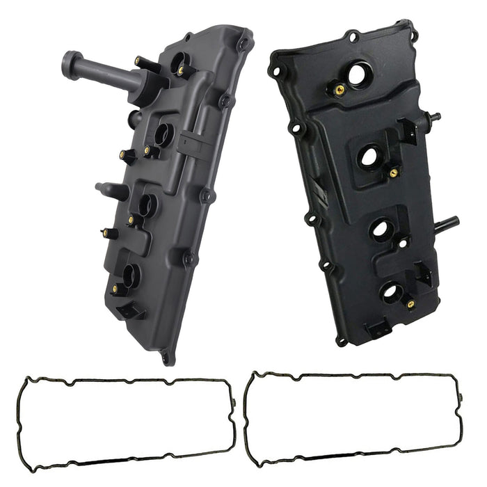 DURAFORCE 2Pcs Engine Valve Cover w/ Gasket LH& RH For 04-07 Infiniti QX56 Nissan Titan