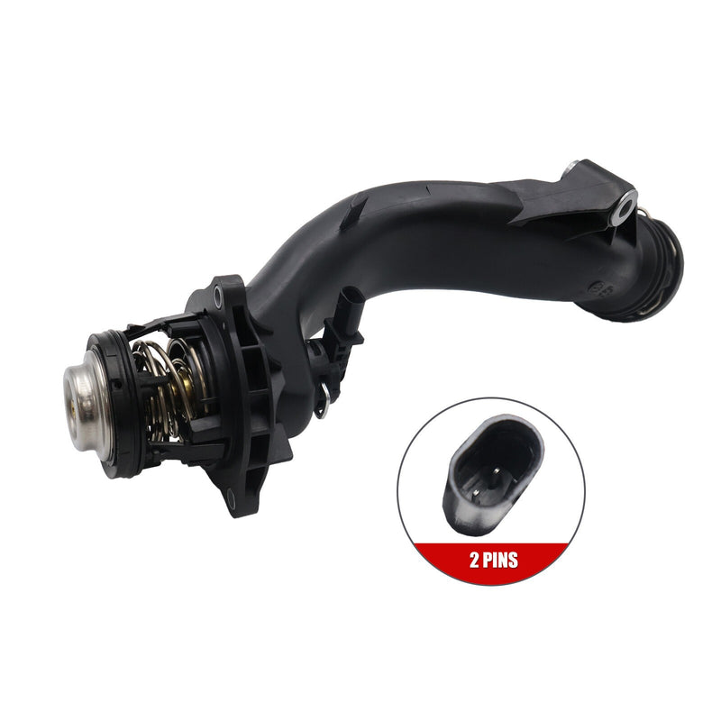 DURAFORCE A2782000815 Engine Coolant Thermostat Housing for Mercedes Benz CLS550 E550 V8