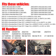 DURAFORCE For Mercedes CLS500 Air Ride Suspension Compressor Pump + Valve Block 2193200004