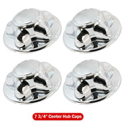 DURAFORCE 4x For Ford F150 Expedition CHROME Wheel Center Hub Caps Rim Covers 5 Lug 7 3/4"