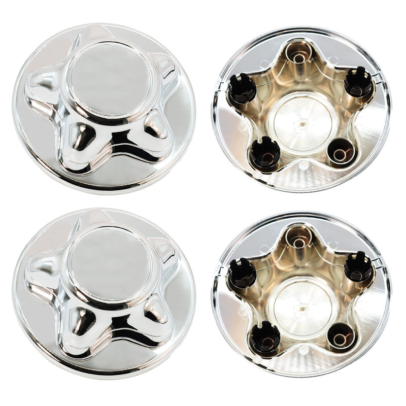 DURAFORCE 4x For Ford F150 Expedition CHROME Wheel Center Hub Caps Rim Covers 5 Lug 7 3/4"