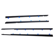 DURAFORCE 4x Weatherstrip Window Moulding Trim Seal Belt For 12-15 Honda Civic Sedan
