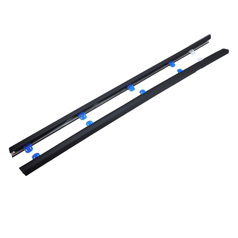 DURAFORCE 4x Weatherstrip Window Moulding Trim Seal Belt For 12-15 Honda Civic Sedan