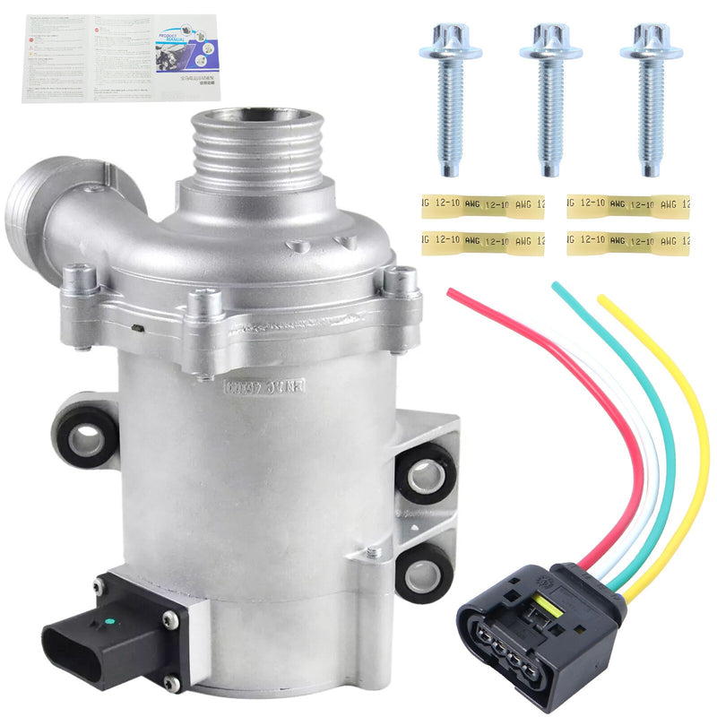 DURAFORCE Electric Coolant Water Pump w/ Plug For BMW X3 X4 Z4 F20 F22 F32 F34 11517597715