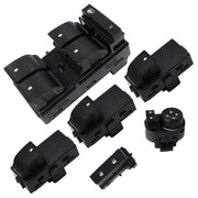DURAFORCE 6x For 07-17 Chevry GMC 1500 Window Control Switch Front Rear Door Lock Mirror