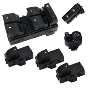 DURAFORCE 6x For 07-17 Chevry GMC 1500 Window Control Switch Front Rear Door Lock Mirror