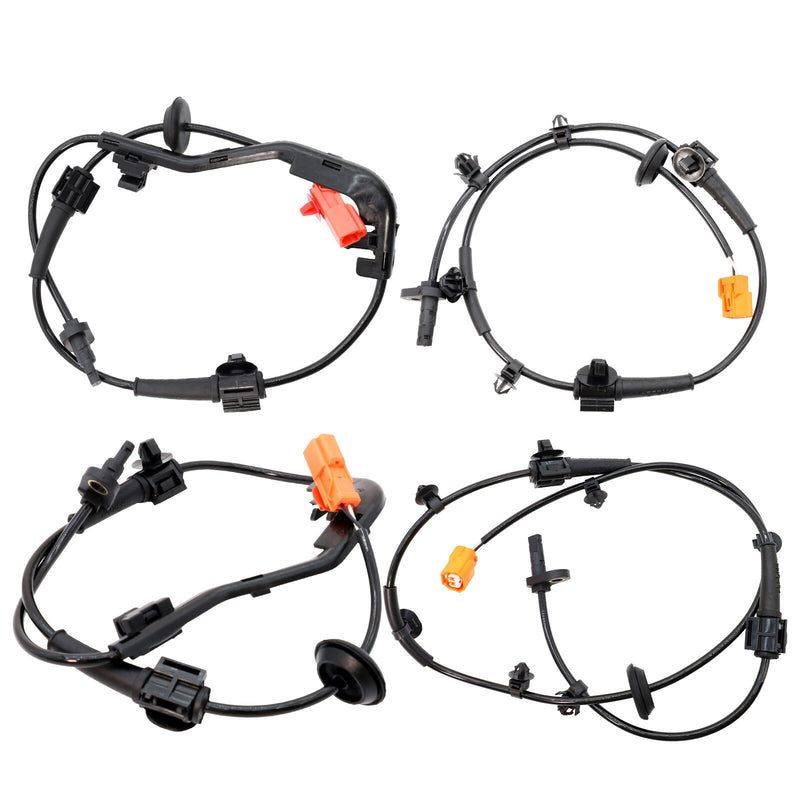 DURAFORCE 4X Front Rear ABS Wheel Speed Sensor Right & Left Side Fits 2007-2008 Honda Fit
