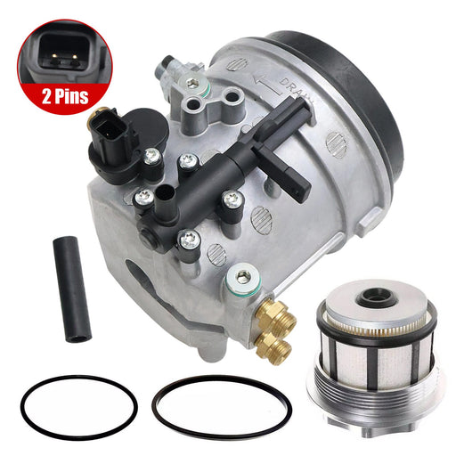 DURAFORCE 1 Set Fuel Filter Housing & Fuel Filter W/Cap For Motorcraft Ford F-250 E-350