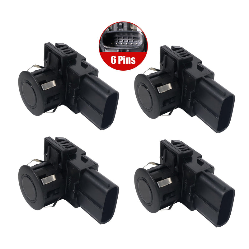 DURAFORCE 4X Fit Toyota Sienna 11-17 Bumper PDC Parking Sensor + Retainer Black 8934148010