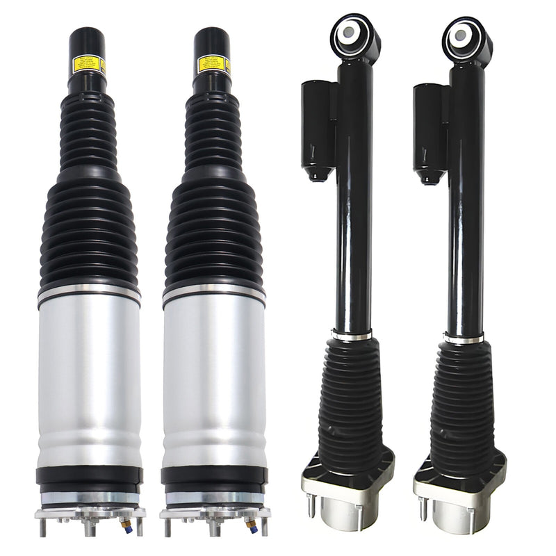 DURAFORCE For Range Rover L405 12-20 Set of 4 Front Rear Air Suspension Shock Struts w/CVD