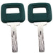 DURAFORCE 2X Ignition Keys VOE11039228 for Volvo Loader Haul Truck Heavy Equipment