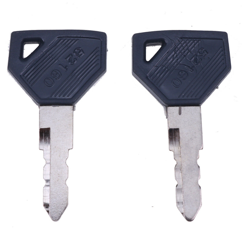 DURAFORCE 2 Pcs Ignition Keys LVA803606 for John Deere 2210 2305 2320 2520 2720 4010 4100
