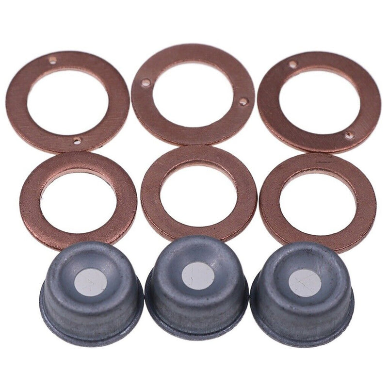DURAFORCE 3X Cylinder Injector Seal Kit w/Heat Shield For Kubota D662 D7223 15221-94020