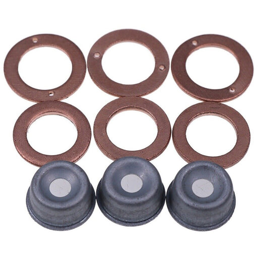 DURAFORCE 3X Cylinder Injector Seal Kit w/Heat Shield For Kubota D662 D7223 15221-94020