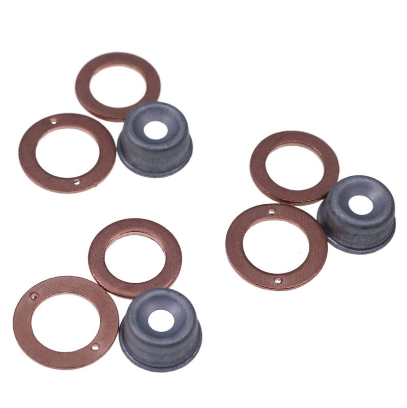DURAFORCE 3X Cylinder Injector Seal Kit w/Heat Shield For Kubota D662 D7223 15221-94020