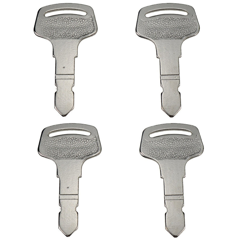 DURAFORCE 4 PCS Ignition Keys 15248-63700 for Kubota B Series Tractor Case & New Holland