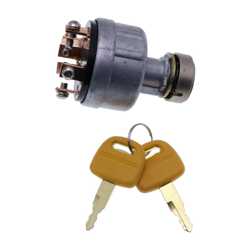 DURAFORCE Ignition Switch FYD00005609 w/2Keys for Yanmar 3TNV88F John Deere 30G 35G 50G
