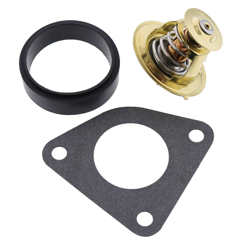 DURAFORCE Thermostat w/Gasket Bushing 3917324 for Cummins 4B3.9 4BT3.9 4BTA3.9 6BT5.9