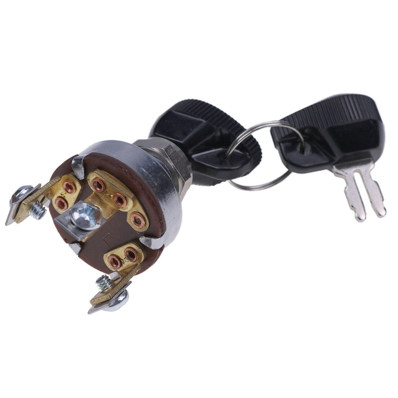 DURAFORCE Ignition Switch W/Key 851846M1 180681M93 for Massey Ferguson Tractor TO20 TO30