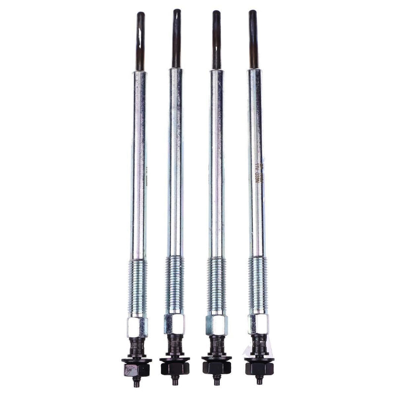 DURAFORCE 4X Glow Plugs 7030400 0100276034 for Doosan D18 D24 Bobcat S510 S530 S550 T590