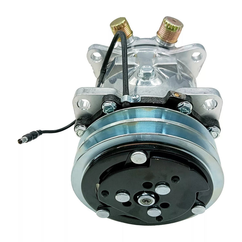 DURAFORCE 12V SD5H09 A/C Compressor 345-4547 for CAT 259D 279D 289D 299D 257D 277D 287D