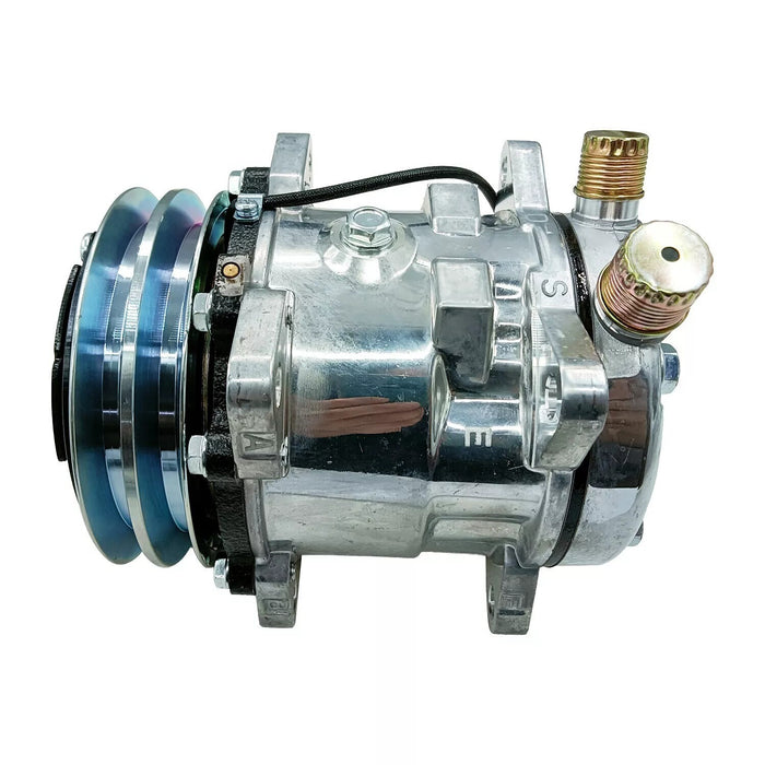 DURAFORCE 12V SD5H09 A/C Compressor 345-4547 for CAT 259D 279D 289D 299D 257D 277D 287D